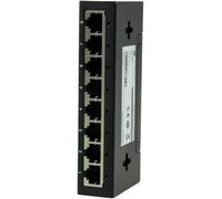 Networks Gigabit Network Switch,Gigabit Ethernet Switch,Plug & Play,High Heat Dissipation Metal Enclosure with EU Power Socket (8 Ports)