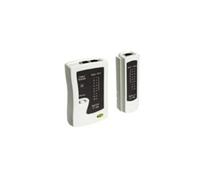 Goobay Testeur de câbles réseau 68856 – CAT5/CAT6 et connexion ISDN – Noir/Blanc 1 pièce