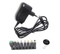 Netzteil 12V 3A AC/DC Adapter 3V 4,5V 5V 6V 7,5V 9V 12V 1A mit 5,5x2,1mm Stecker mit 8 DC Steckern - für CCTV Kameras, DVRs, NVR Systeme - Überlastschutz, breiter 100-240V Eingang [0E29]