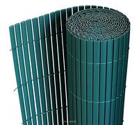 [neu.haus] Brise-Vue Palissade en PVC Extérieur Clôture Réglable Résistant aux Intempéries Intimité pour Jardin Terasse Cache Balcon Anti-Moisissure Protection Renforcé Solide Vert 90 x 300 cm