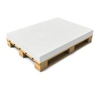 [neu.haus] Coussin de palette sans housse / Éponge de palette 120 x 80 x 10 cm Blanc Blanc G