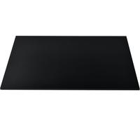 [neu.haus] Plaque de verre 100x62cm Angulaire Noir Plaque de table en verre ESG Plaque de cheminée en verre DIY table
