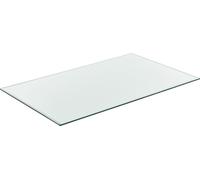 [neu.haus] Plaque de verre 120x65cm Angle Verre Plaque de table ESG Verre Plaque de cheminée Verre DIY Table