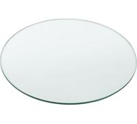 [neu.haus] Plaque de verre Ø40cm rond Plaque de table verre ESG Plaque de cheminée verre DIY table