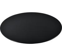 [neu.haus] Plaque de verre Ø80cm Rond Noir Verre Plaque de table ESG Verre Plaque de cheminée Verre de cheminée DIY Table