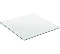 [neu.haus] Plaque de verre 80x80cm Angle Verre Plaque de table ESG Verre Plaque de cheminée Verre DIY Table