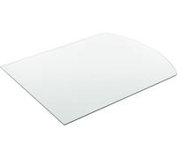[neu.haus] Plaque de verre 85x75cm Angle Verre Plaque de table ESG Verre Plaque de cheminée Verre DIY Table