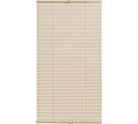 [neu.haus] Plissé Klemmfix(60 x 100 cm) (crème) - protection contre le soleil et la lumière - opaque (pas besoin de percer)