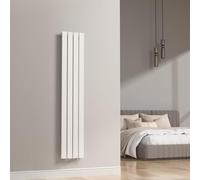[neu.haus] Radiateur à Panneau Simple Radiateur Design Plat Chauffage Central pour Salon Chambre Salle de Bain 540 W Acier 160 x 30 cm Blanc