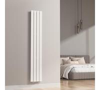 [neu.haus] Radiateur à Panneau Simple Radiateur Design Plat Chauffage Central pour Salon Chambre Salle de Bain 598 W Acier 180 x 30 cm Blanc