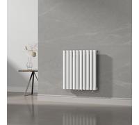 [neu.haus] Radiateur à Panneau Simple Radiateur Design Plat Chauffage Central pour Salon Chambre Salle de Bain 449 W Acier 60 x 60 cm Blanc