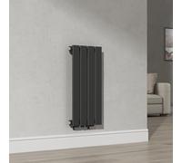 [neu.haus] Radiateur à Panneau Simple Radiateur Design Radiateur Plat Chauffage Central pour Salon Chambre Salle de Bain 249 W Acier 60 x 30 cm Noir
