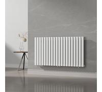 [neu.haus] Radiateur à Panneau Simple Radiateur Design Radiateur Plat Chauffage Central pour Salon Chambre Salle de Bain 857 W Acier 60 x 120 cm Blanc
