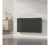 [neu.haus] Radiateur à Panneau Simple Radiateur Design Radiateur Plat Chauffage Central pour Salon Chambre Salle de Bain 857 W Acier 60 x 120 cm Noir
