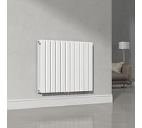 [neu.haus] Radiateur à Panneaux Double Radiateur Design Plat Chauffage Central pour Salon Chambre Salle de Bain 1097 W Acier 60 x 80 cm Blanc