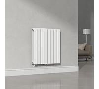 [neu.haus] Radiateur à Panneaux Double Radiateur Design Plat Chauffage Central pour Salon Chambre Salle de Bain 809 W Acier 60 x 60 cm Blanc