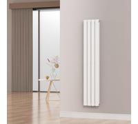 [neu.haus] Radiateur à Panneaux Double Radiateur Design Radiateur Plat Chauffage Central pour Salon Chambre Salle de Bain 1006 W Acier 160 x 30 cm Blanc