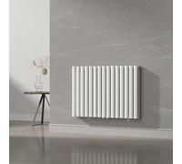 [neu.haus] Radiateur à Panneaux Double Radiateur Design Radiateur Plat Chauffage Central pour Salon Chambre Salle de Bain 1180 W Acier 60 x 90 cm Blanc