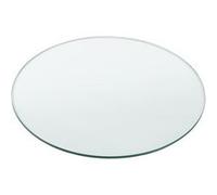[neu.haus] Plateau de Table Bureau Chevet Table de Jardin en Verre Trempé ESG Transparent Bords Polis Meuble DIY Épaisseur 8 mm Diamètre Ø 50 cm