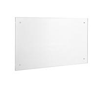 [neu.haus] Verre Fond de hotte 90x50cm Verre Clair la cuisinière Protection Contre Les éclaboussements de Gras