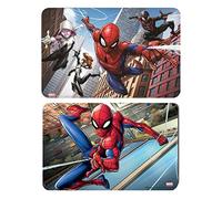 Neu Lot de 2 sets de table Spiderman - Bleu - Environ 42 x 28 cm