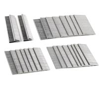 NEU MASTER Lot de 1600 Clous 18GA et Agrafes/Type 90 18GA Pour Agrafeuse NTC0040/NTC0023, Cloueuse Pneumatique et Agrafeuse Electronique (NTC0040/NTC0023 Non Inclus)