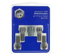 Neubauer bc1181 Cylindre de sécurité antivol Boulon M14 x 1,5 Cône, Assise, Longueur de la Tige 30 mm, Largeur Clé 17 mm/19 mm