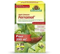 Neudorff Anti-Limaces Ferramol - Contre Les limaces et Les escargots sur Les légumes, Fraises et Plantes d’Ornement. Pellets pour 200 m², 1 kg