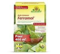 Neudorff Anti-Limaces Ferramol, Produit Anti-limaces et anti-escargot, Boîte de 2 kg - Appât Anti-limaces granule, Pellets anti-limaces, Élimination les limaces sur les légumes, fraises et autres
