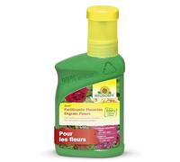 Neudorff Azet Engrais Fleurs - Engrais liquide biologique 100% végétal pour géraniums, plantes à fleurs et plantes de balcon, favorise une floraison abondante, 250 ml