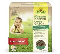 Neudorff Azet Engrais Gazon 5 kg pour 100 m² - Favorise une pelouse dense, résistante et naturellement verte au printemps et en été, avec un effet longue durée de 3 mois