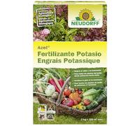 Neudorff Azet Engrais Potassique - Corrige les carences en potassium et améliore le goût, la résistance et la conservation des récoltes, 2 kg pour 100 m²