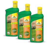 Neudorff Engrais Pour Gazon Anti-Mousse Et Mauvaises Herbes Liquide - 3x 1 Litre