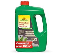 Neudorff Finalsan Désherbant Allées, Terrasses - Désherbant puissant sans glyphosate, action rapide sur mauvaises herbes et mousses, 2,5 L
