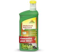 Neudorff Finalsan Désherbant Polyvalent Concentré, 1 l - Élimination des mauvaise herbes, Désherbant concentré, Désherbant total pour massifs, rosiers, arbres, arbustes et anti-mousse