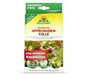 Neudorff Neudomon Recharge de piège à asticots de pomme - Prolonge le succès de la capture grâce à des appâts frais et des pièges à colle pour pommes et poires sans asticots, 1 lot