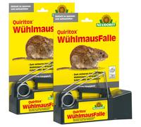 Neudorff Quiritox Piège À Taupes 2 Pièces - Lutte Contre Les Taupes