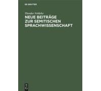 Neue Beiträge Zur Semitischen Sprachwissenschaft