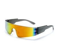 NEUE Sporttrends Brille Sonnenbrille Frauen M?nner Mode Punk Brille Sport Lunettes de soleil, Gris/orange, Taille unique