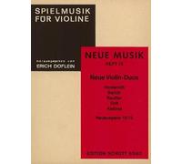 Neue Violin-Duos: Hindemith, Bartók, Reutter, Orff, Kadosa. 2 violins. Partition d'exécution.