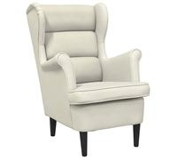 ""NEUF 2026"" CHIC Chaise simple, SWEETY, Fauteuil de salon, 1 PLACE, blanc crème velours 74x84x100 cm FF4582