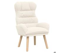 ""NEUF 2026"" CHIC Chaise simple, SWEETY, Fauteuil de salon, 1 PLACE, Crème 69x74x93 cm tissu, Sherpa FF4825
