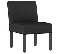 ""NEUF 2026"" CHIC Chaise simple SWEETY Fauteuil de salon 1 PLACE sans accoudoirs noir tissu 48x64x72 cm FF4629