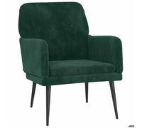""NEUF 2026"" CHIC Chaise simple, SWEETY, Fauteuil de salon, 1 PLACE, Vert foncé 62x79x79 cm Velours FF4691