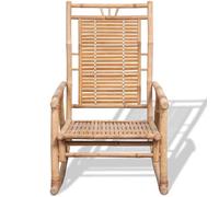 ""NEUF 2026"" CHIC Fauteuil berçante, SWEETY, Chaise simple, Pour relax, en bambou 66x86x105 cm FF343