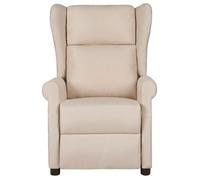 ""NEUF 2026"" CHIC Fauteuil inclinable réglable SWEETY inclinaison manuelle Crème tissu 73x95x103 cm FF3794
