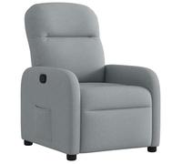""NEUF 2026"" CHIC Fauteuil inclinable réglable, SWEETY, inclinaison manuelle, Gris clair tissu, 66x88x95 cm FF4198