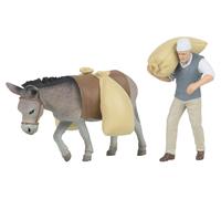 Neuf 2026 POLA Train Modèle Spur G Figurines avec Âne Mêle Peint 331533
