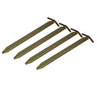Neuf 4 St. campiro® Pièces Profil T Fer Sardines 40 cm Tente pavillon Auvent Piquets Camping