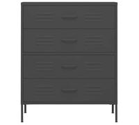 Neuf& 935472 Buffet - bahut - enfilade - vidaXL - Commode Anthracite 80x35x101 5 cm Acier - Pour rangement